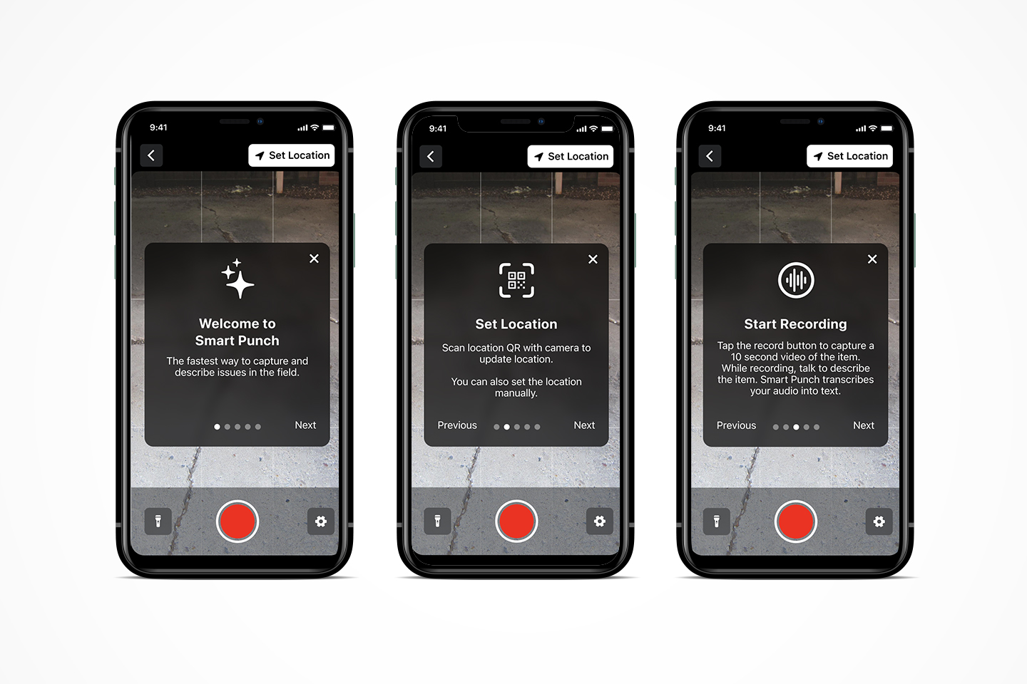 updated onboarding iOS screens